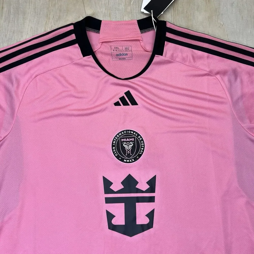 NEW Inter Miami Adidas Home 2024 Authentic Jersey 2XL Short Sleeves